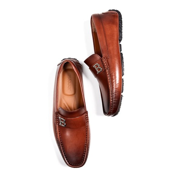Bally Men\'s Brown Pievo Driving Shoes